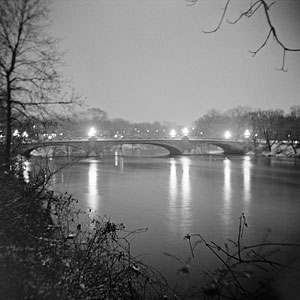 David Cory, "Michigan Street Bridge", 9.5" x 9.5”, archival inkjet print on cotton rag