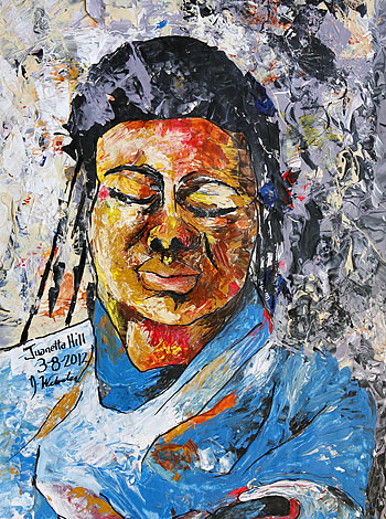 Jake Webster, "Juanetta Hill", mixed media, 